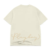 POLERA COLOR BARS X PLAYBOY CHAMPION RING TEE CREAM
