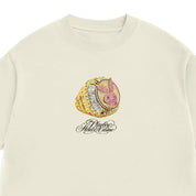 POLERA COLOR BARS X PLAYBOY CHAMPION RING TEE CREAM