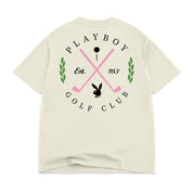 POLERA COLOR BARS X PLAYBOY SWING TEE CREAM