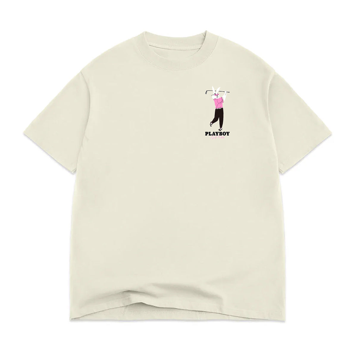POLERA COLOR BARS X PLAYBOY SWING TEE CREAM