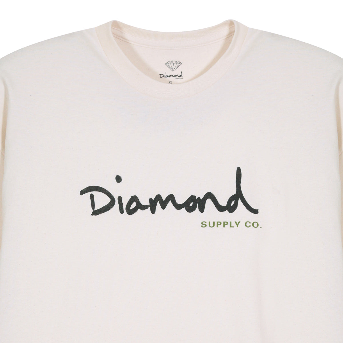 Polera DIAMOND OG Script Ivory / Black