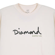 Polera DIAMOND OG Script Ivory / Black