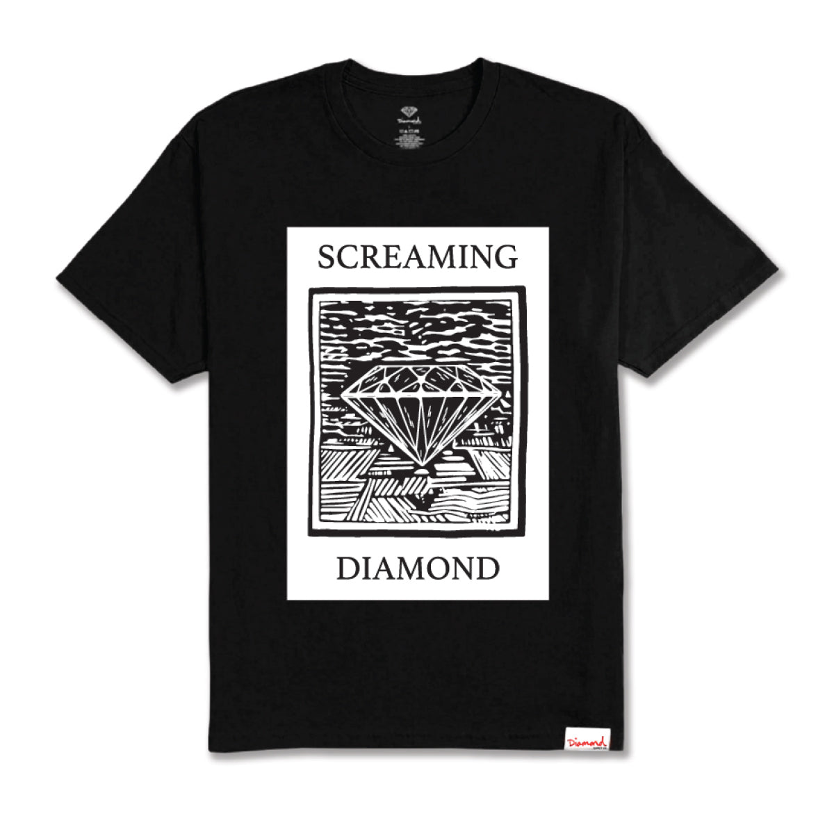 POLERA DIAMOND SCREAMING BLACK