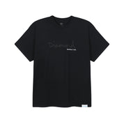 Polera DIAMOND OG Script Black Logo Black