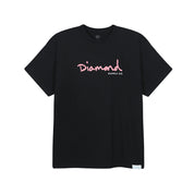 Polera DIAMOND OG Script Black / Pink
