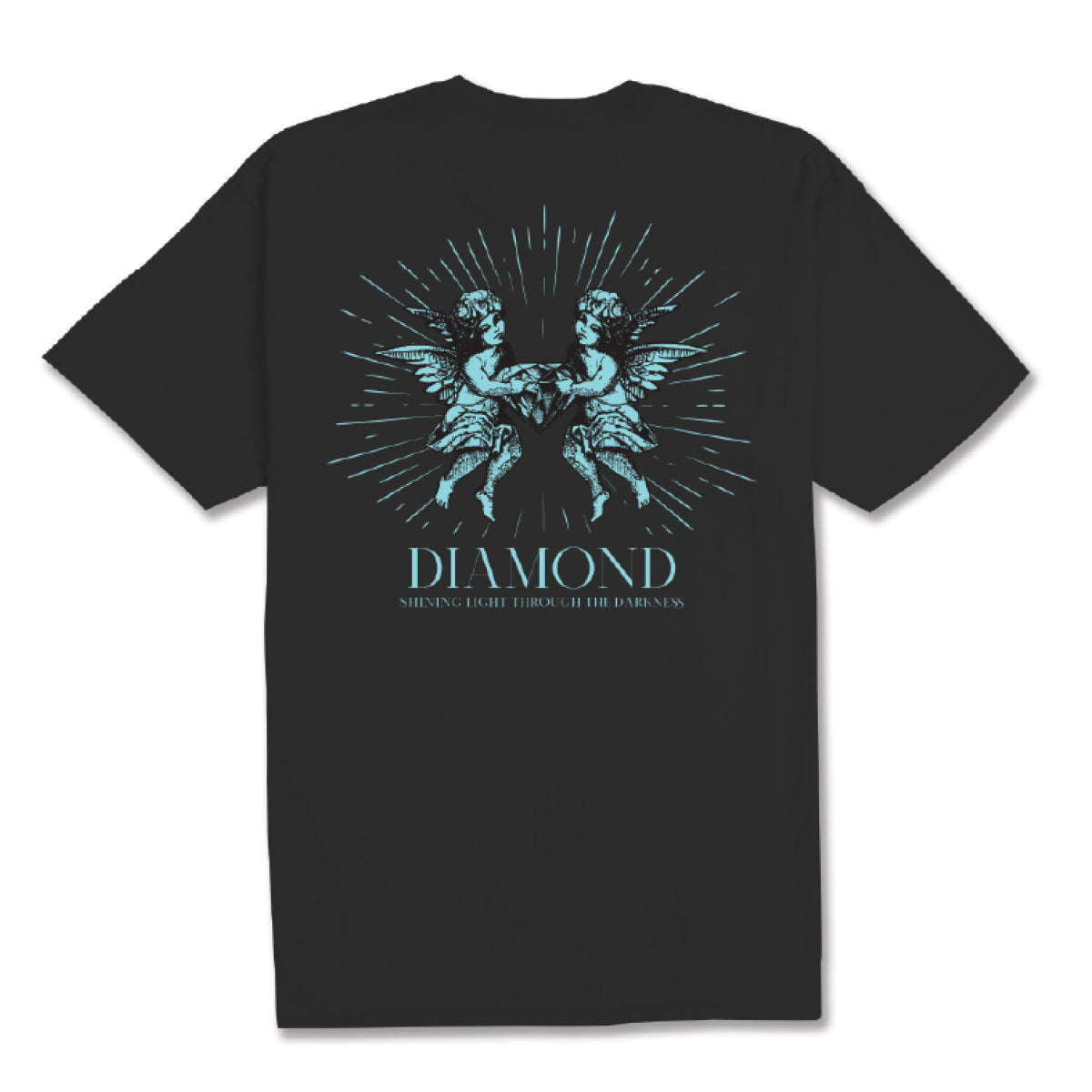 POLERA DIAMOND SHINE BRIGHT ANGELS BLACK