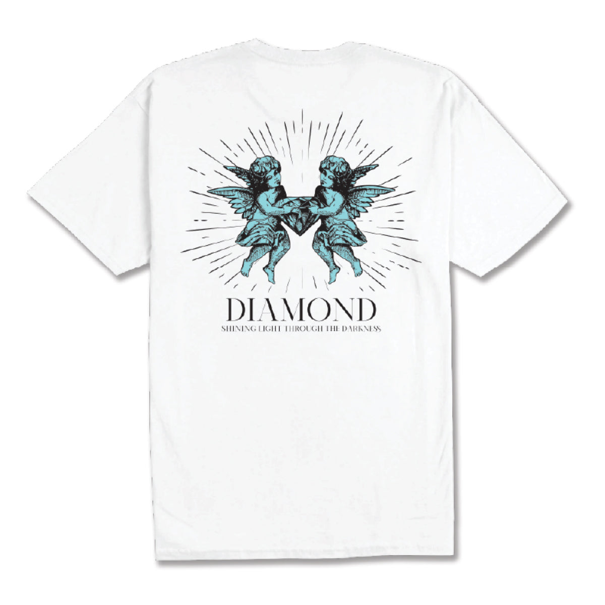 POLERA DIAMOND SHINE BRIGHT ANGELS WHITE