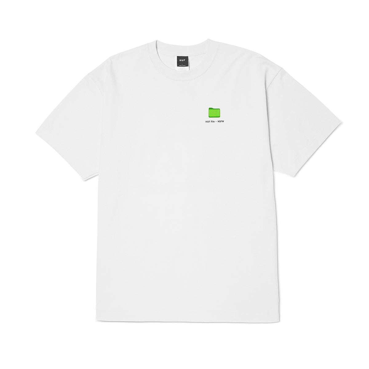 POLERA HUF DESKTOP S/S WHITE