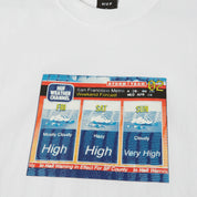 POLERA HUF FORECAST S/S TEE WHITE