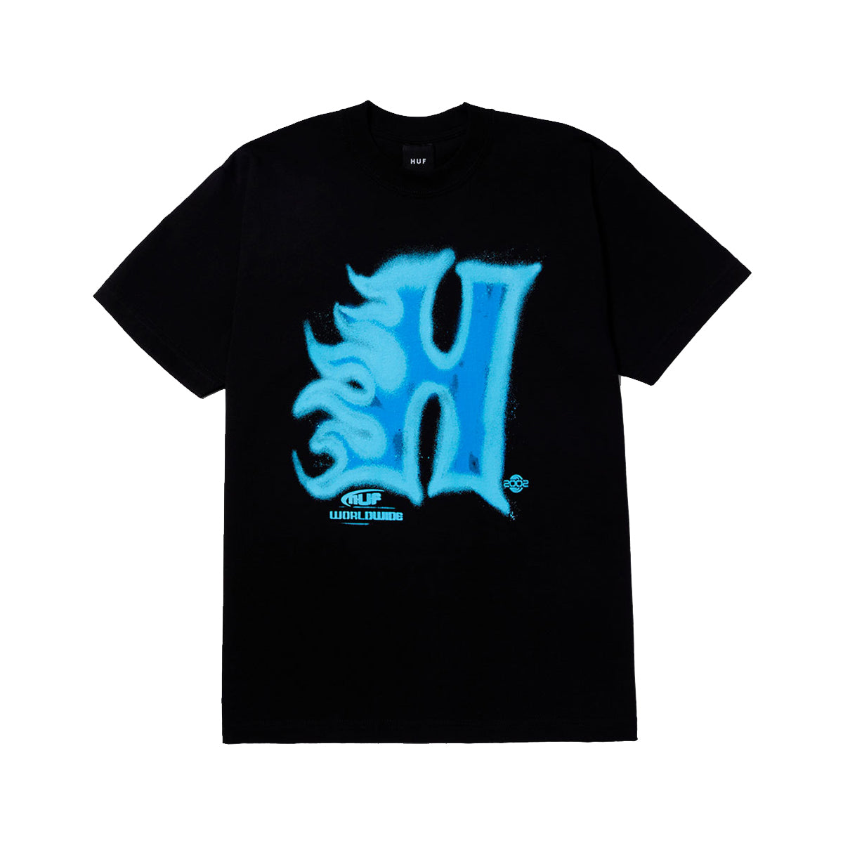 POLERA HUF HEAT WAVE S/S BLACK