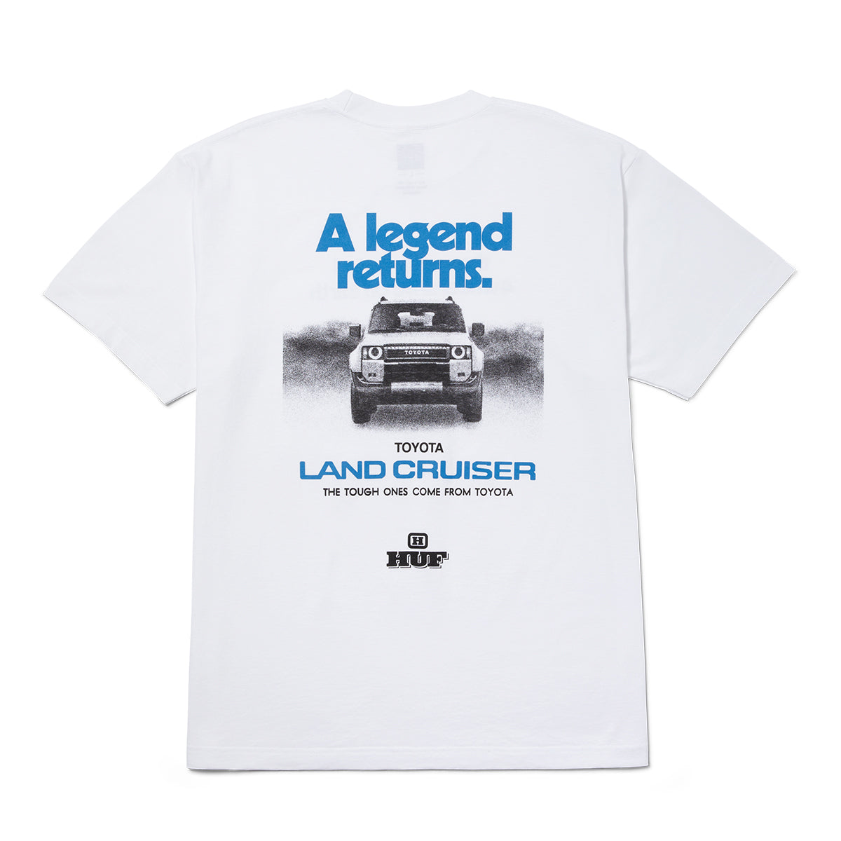 POLERA HUF X TOYOTA LEGEND RETURNS S/S WHITE