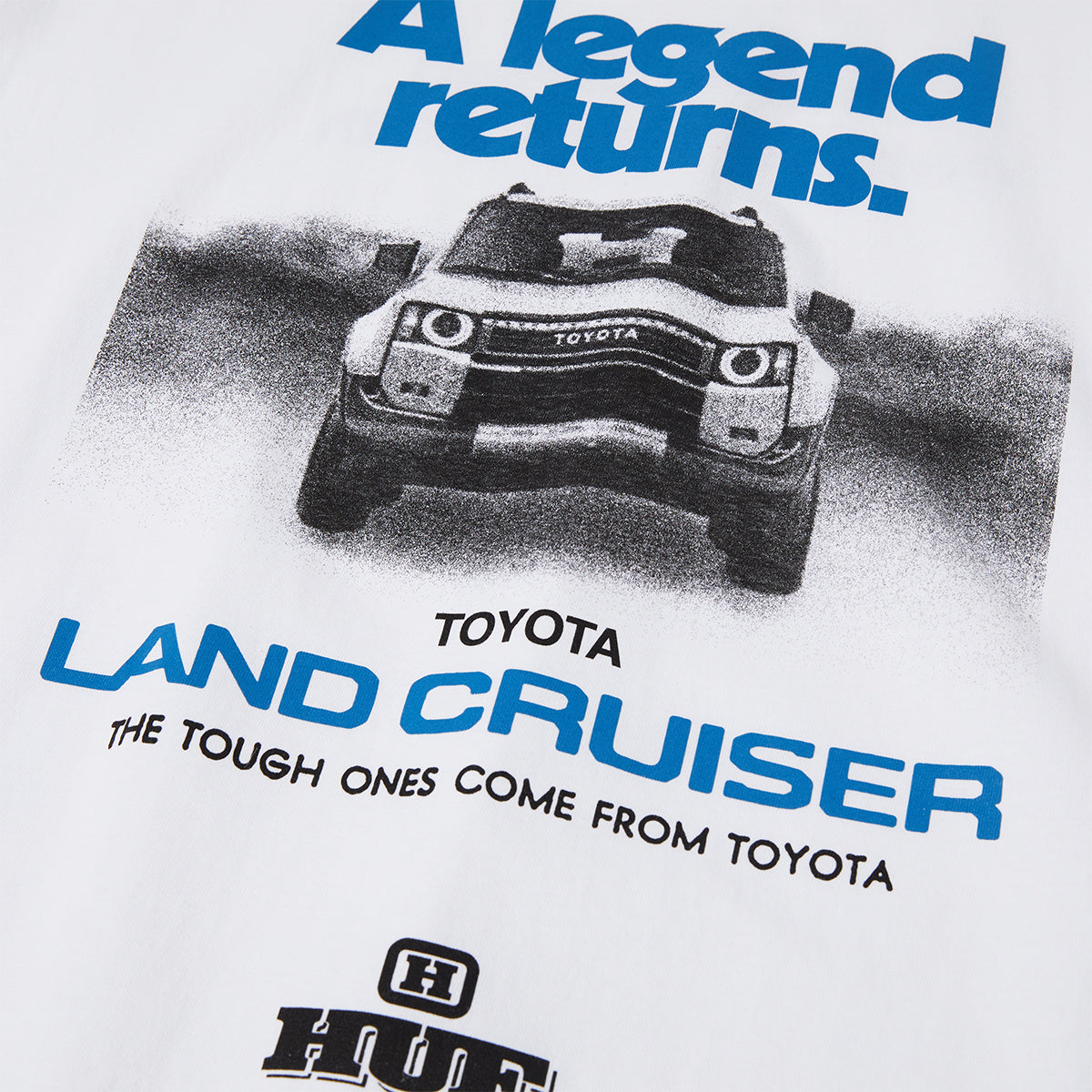 POLERA HUF X TOYOTA LEGEND RETURNS S/S WHITE