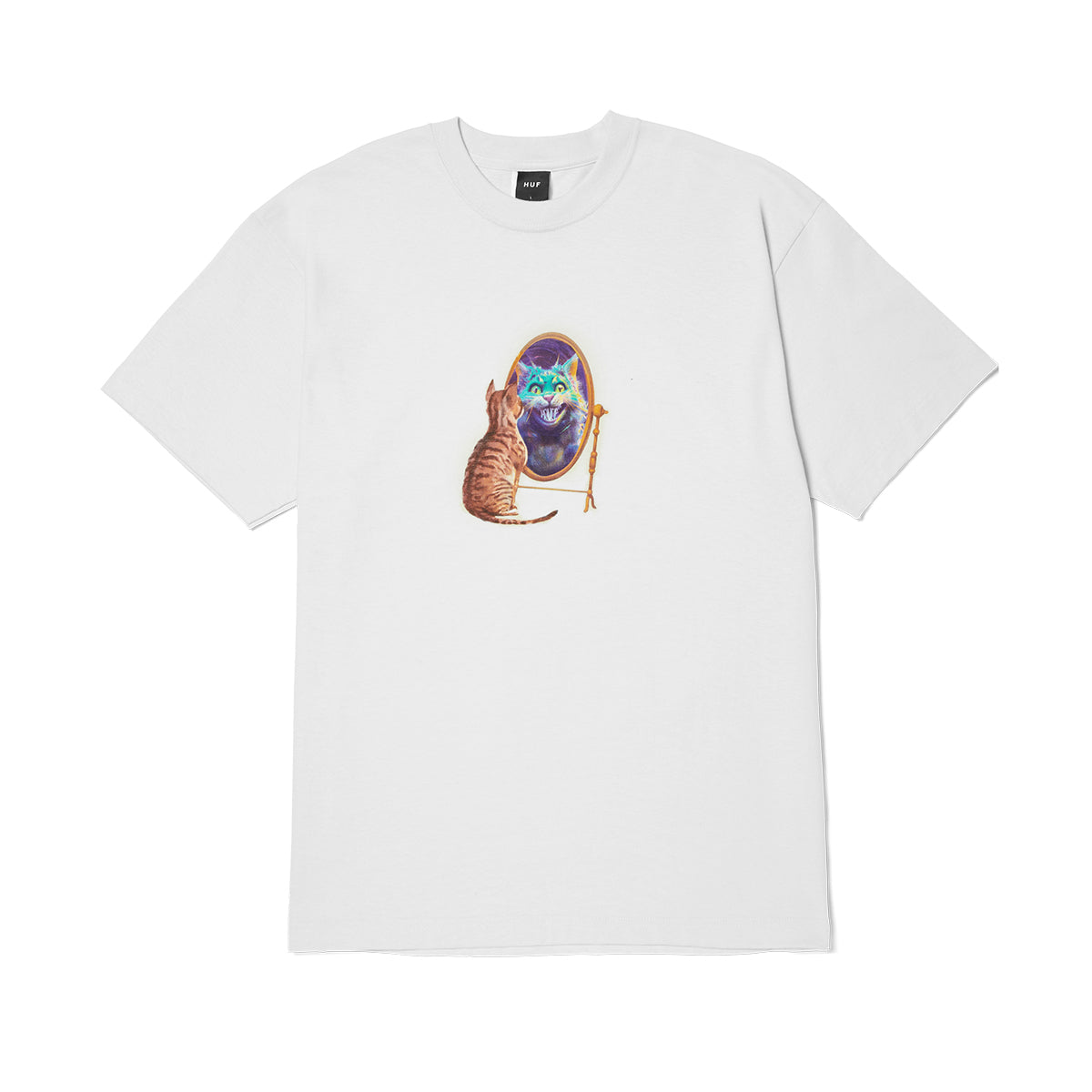 POLERA HUF MIRROR S/S WHITE