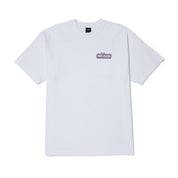 POLERA HUF PLAZA S/S WHITE