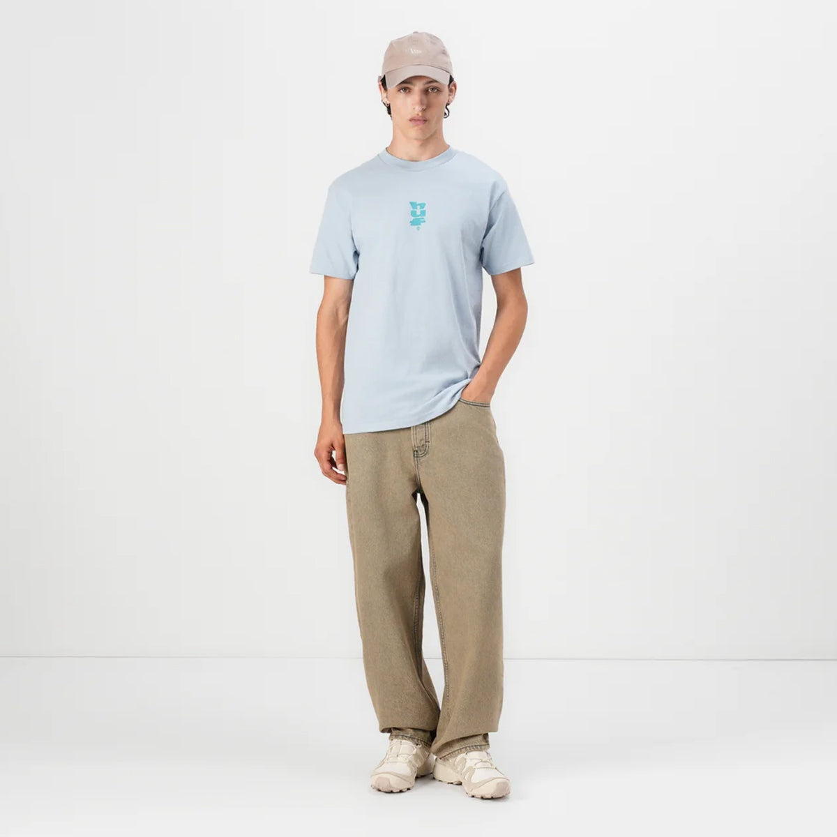 POLERA HUF SET MEGABLAST S/S SKY