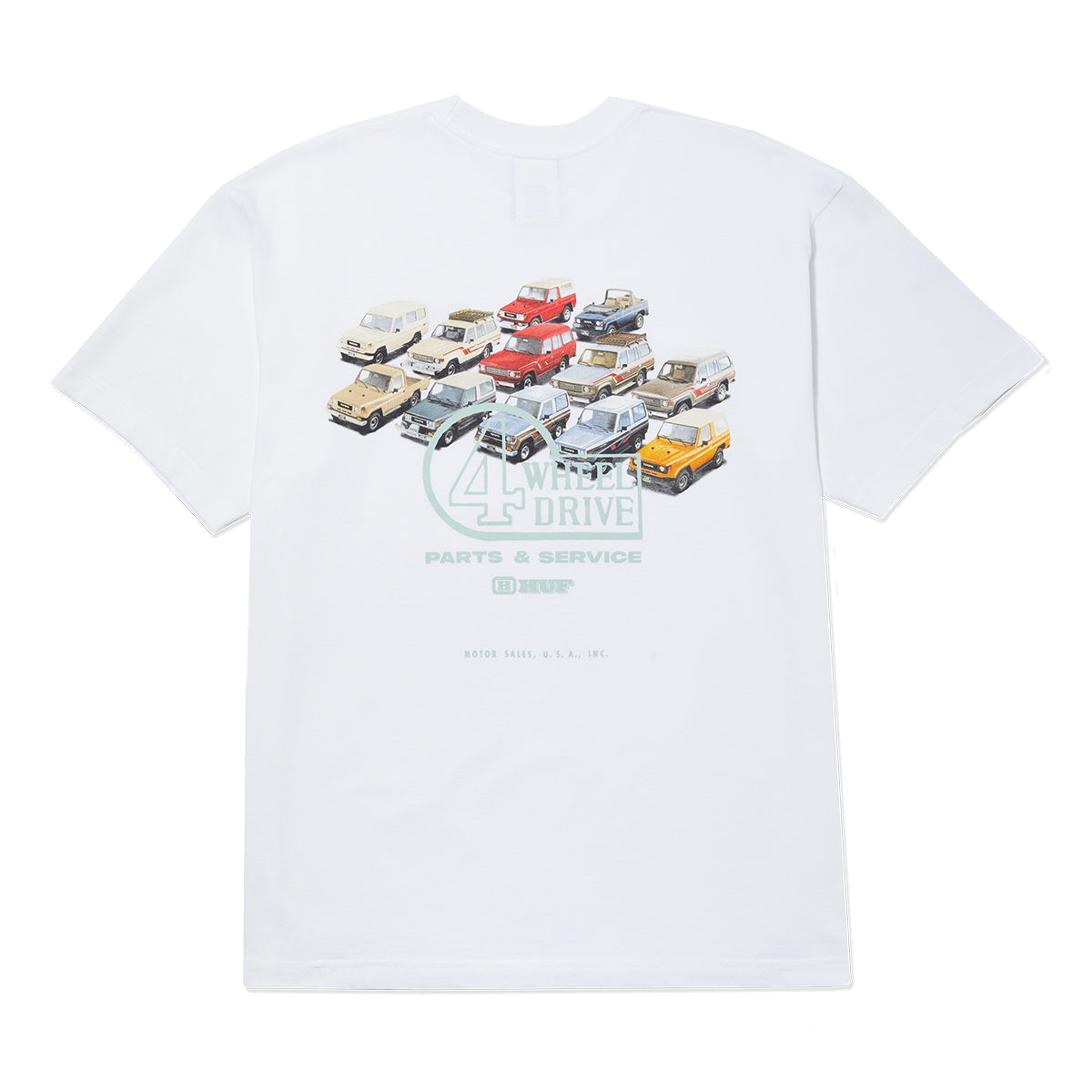 POLERA HUF X TOYOTA TIMELINE S/S WHITE