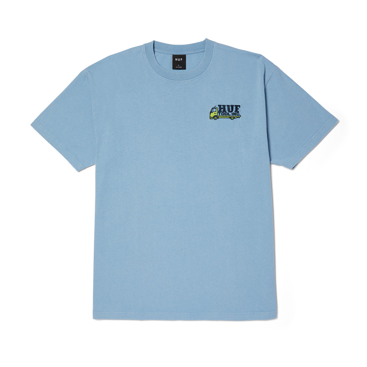 POLERA HUF TOOL INC S/S WASHED ICE BLUE