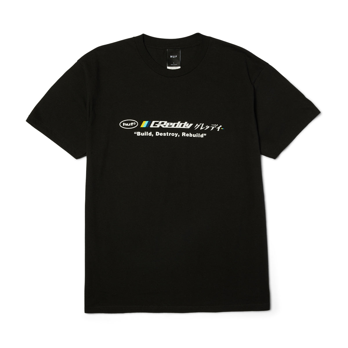 POLERA HUF X GREDDY MOTORS S/S BLK