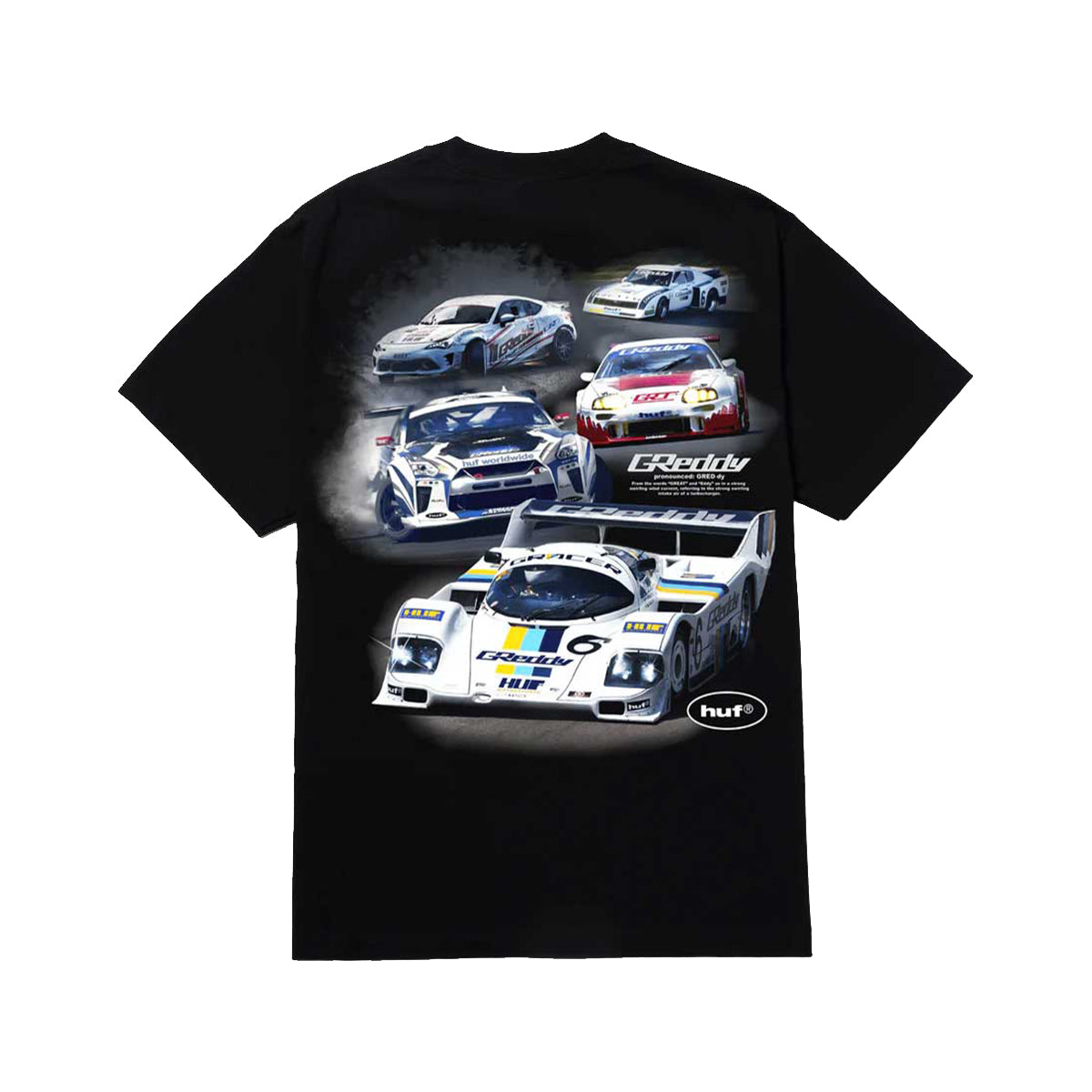 POLERA HUF X GREDDY SHOWCASE S/S BLACK