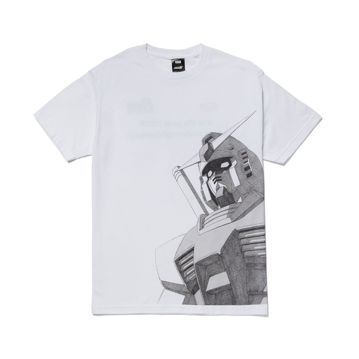 POLERA HUF X GUNDAM BREAKTHROUGH S/S WHT