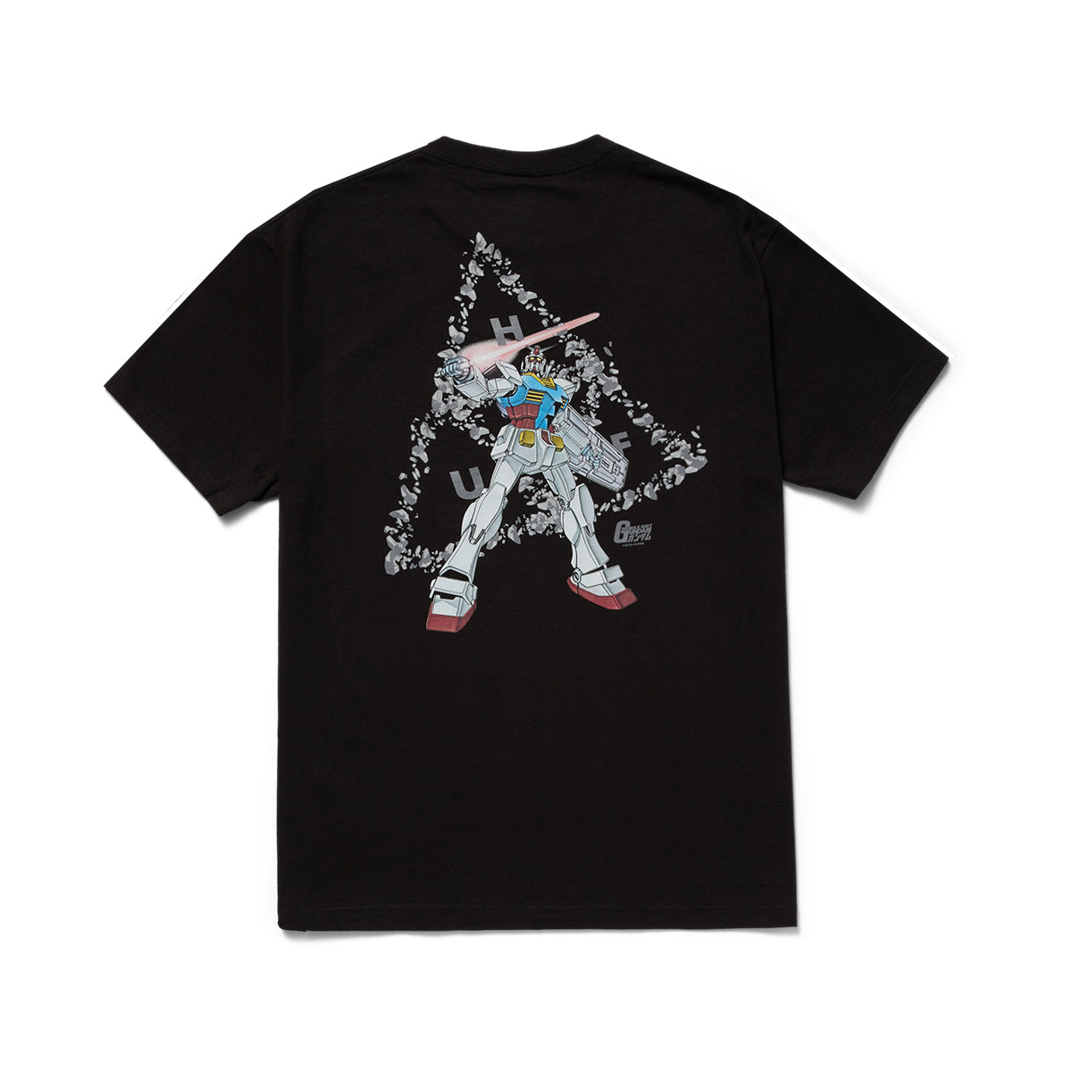 POLERA HUF X GUNDAM TRIPLE TRIANGLE S/S BLK