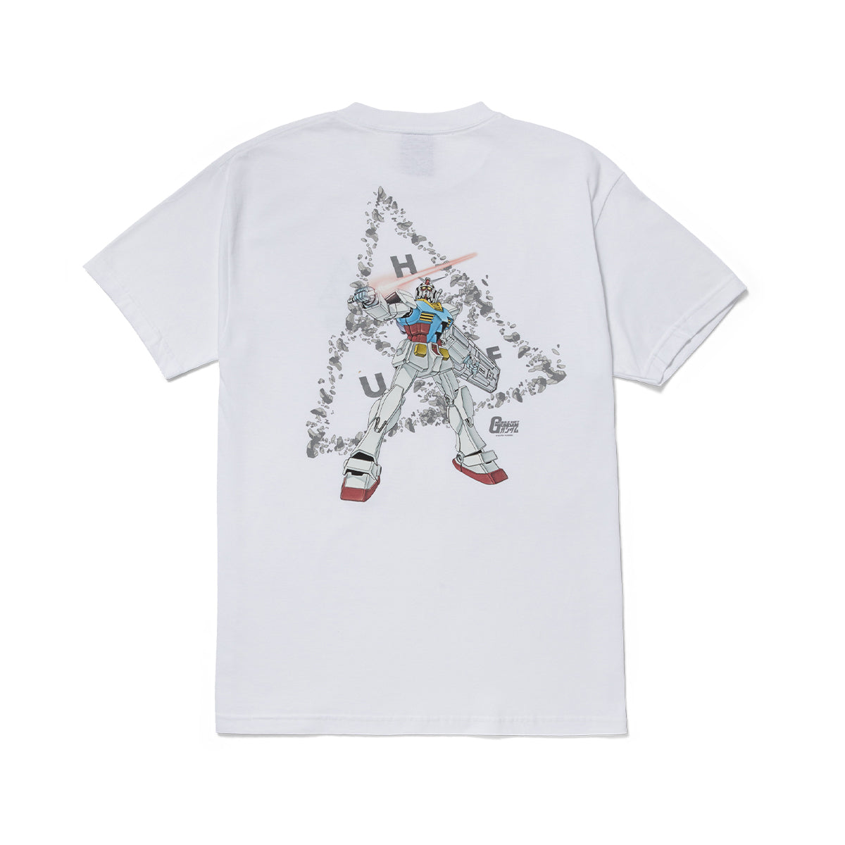 POLERA HUF X GUNDAM TRIPLE TRIANGLE S/S WHT