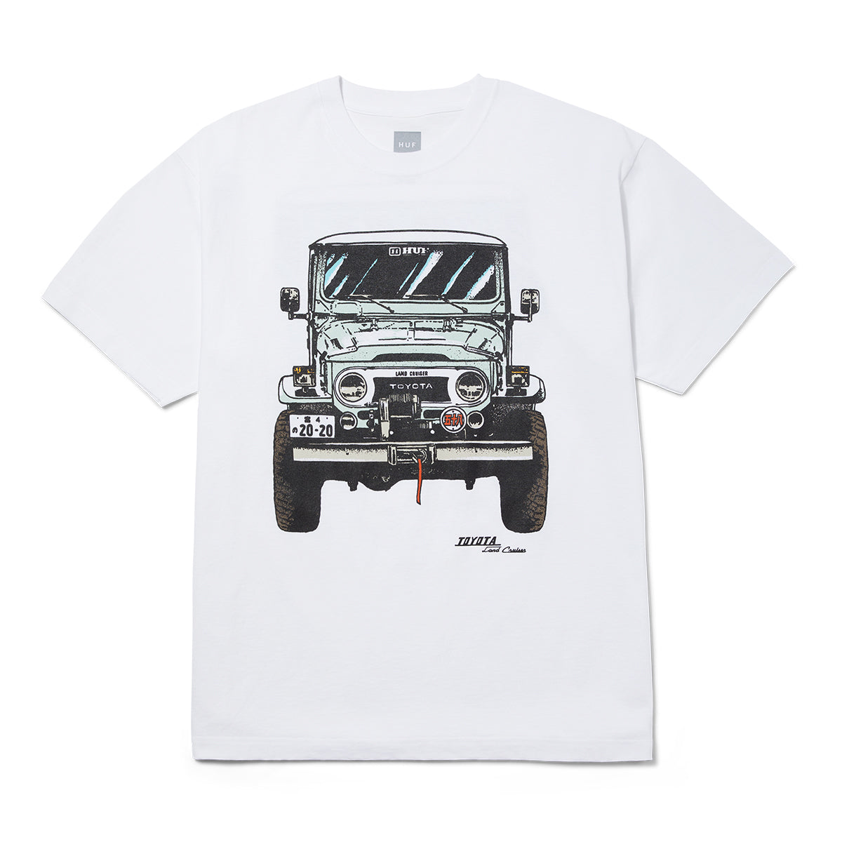 POLERA HUF X TOYOTA SIXTIES S/S WHITE