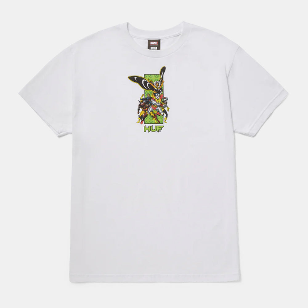 POLERA HUF X X-MEN DANGER ROOM S/S WHITE