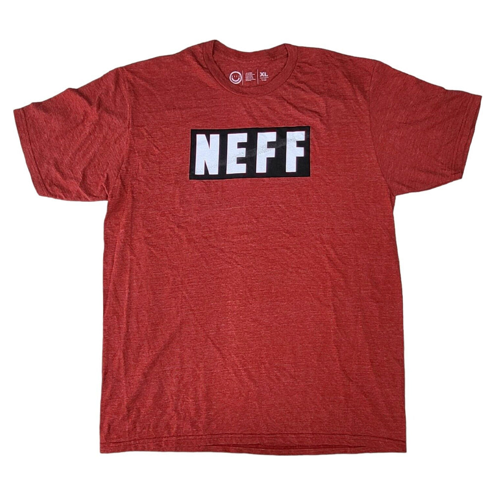 POLERA NEFF NEW WORLD BURGUNDY RED