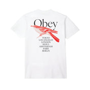 POLERA OBEY BIRD WHITE