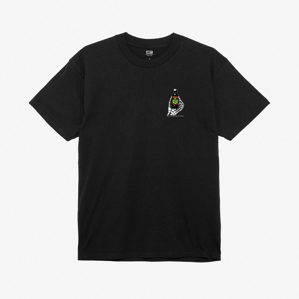 POLERA OBEY MIND CONTROL BLACK
