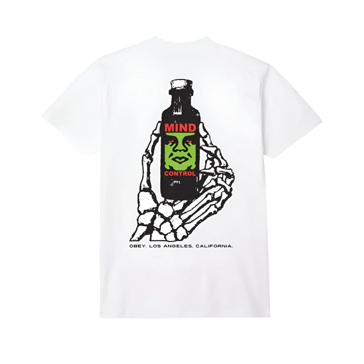 POLERA OBEY MIND CONTROL WHITE