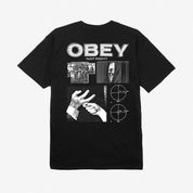 POLERA OBEY NOT RIGHT BLACK