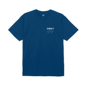POLERA OBEY NOT RIGHT HARBOR BLUE