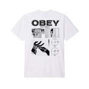 POLERA OBEY NOT RIGHT WHITE