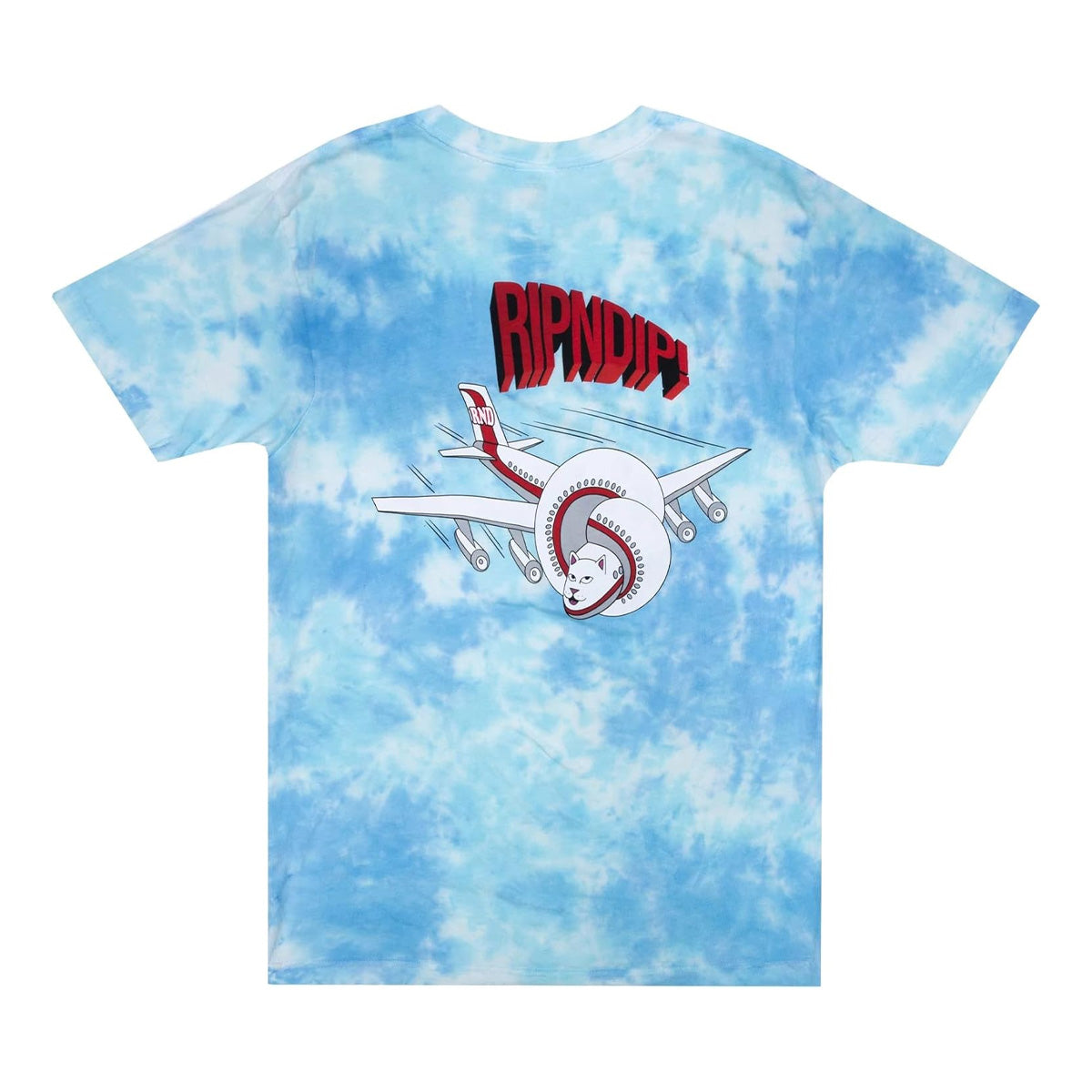 POLERA RIPNDIP FLYING HIGH BLUE TIE DYE