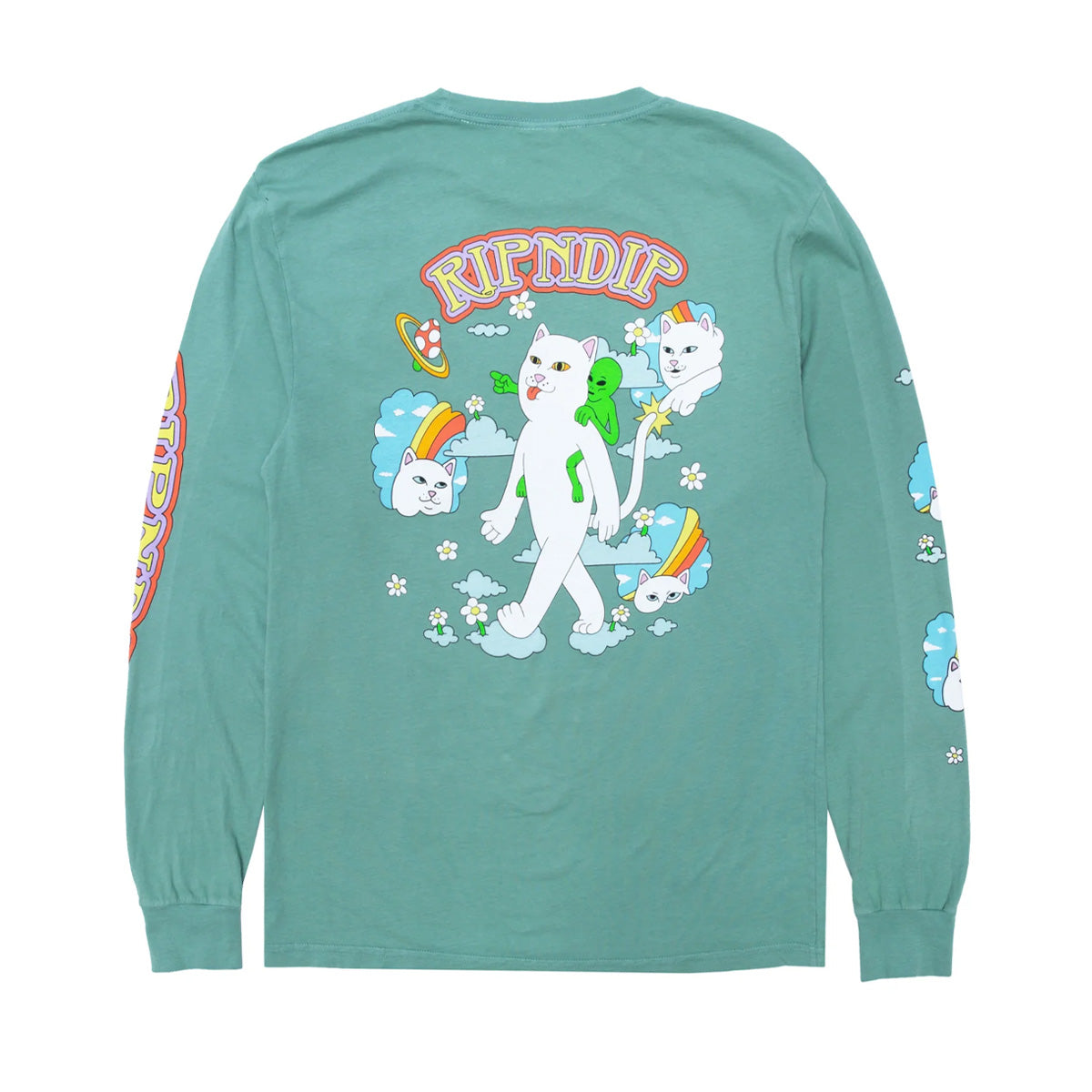 POLERA RIPNDIP MUST BE HEAVEN LS LIGHT PINE