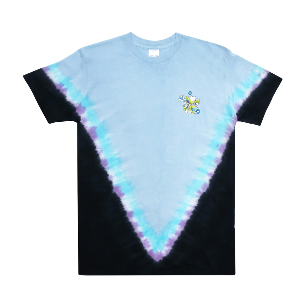 POLERA RIPNDIP PROMISED LAND PURPLE/BLUE V DYE