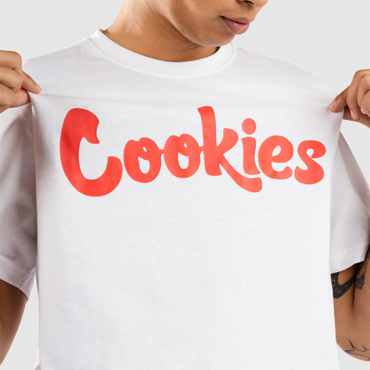 POLERA COOKIES ORIGINAL MINT WHITE/RED