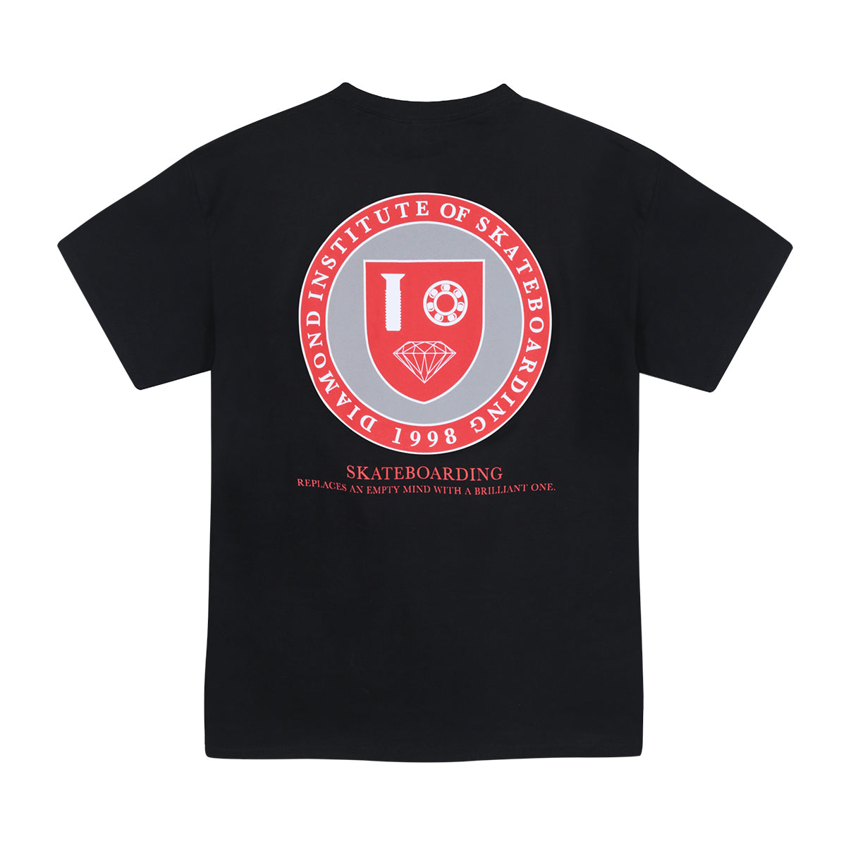 POLERA DIAMOND INSTITUTE OF SKATEBOARDING BLACK