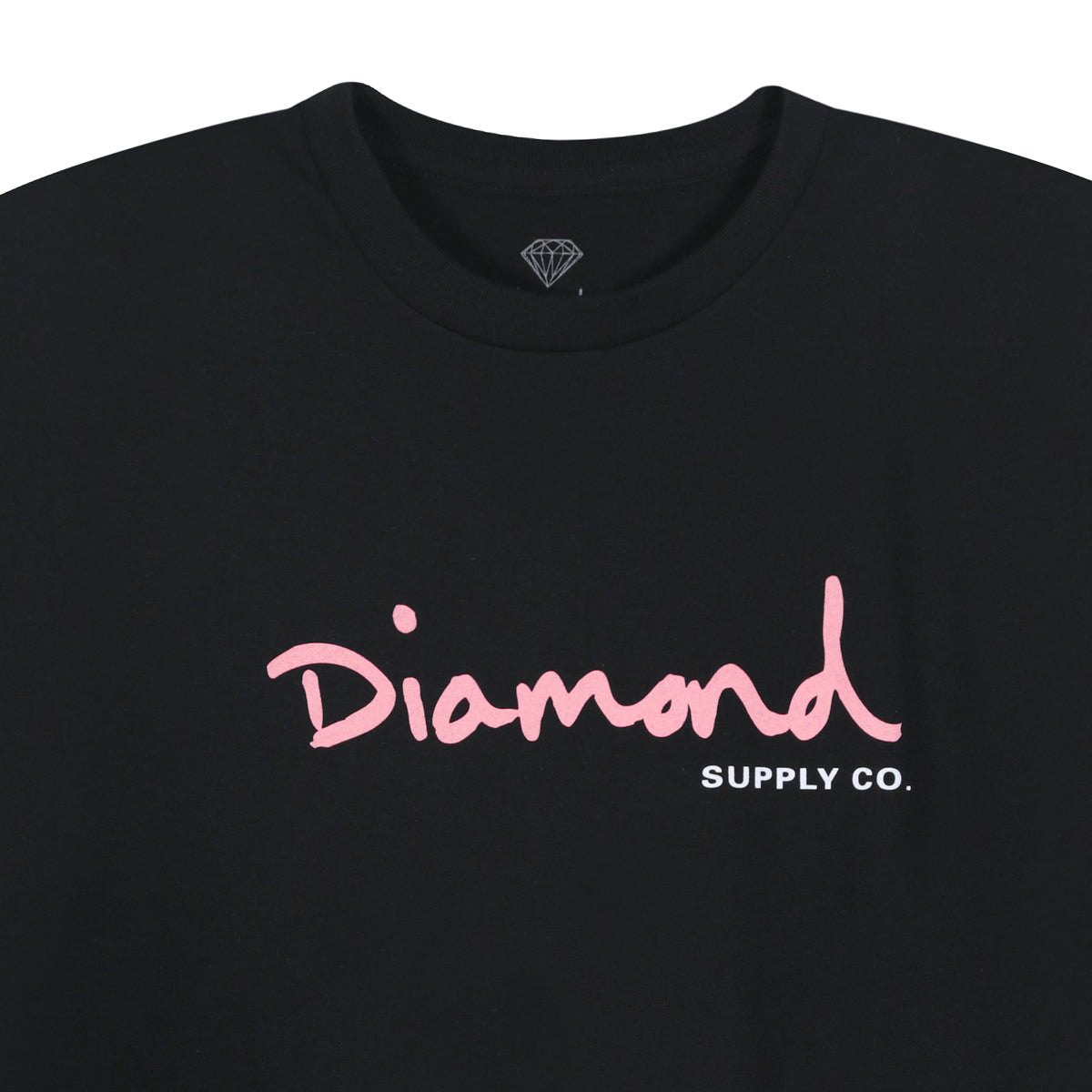 POLERA DIAMOND OG SCRIPT BLACK/PINK