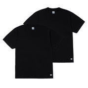 POLERA HUF 2 PACK TEES BLACK