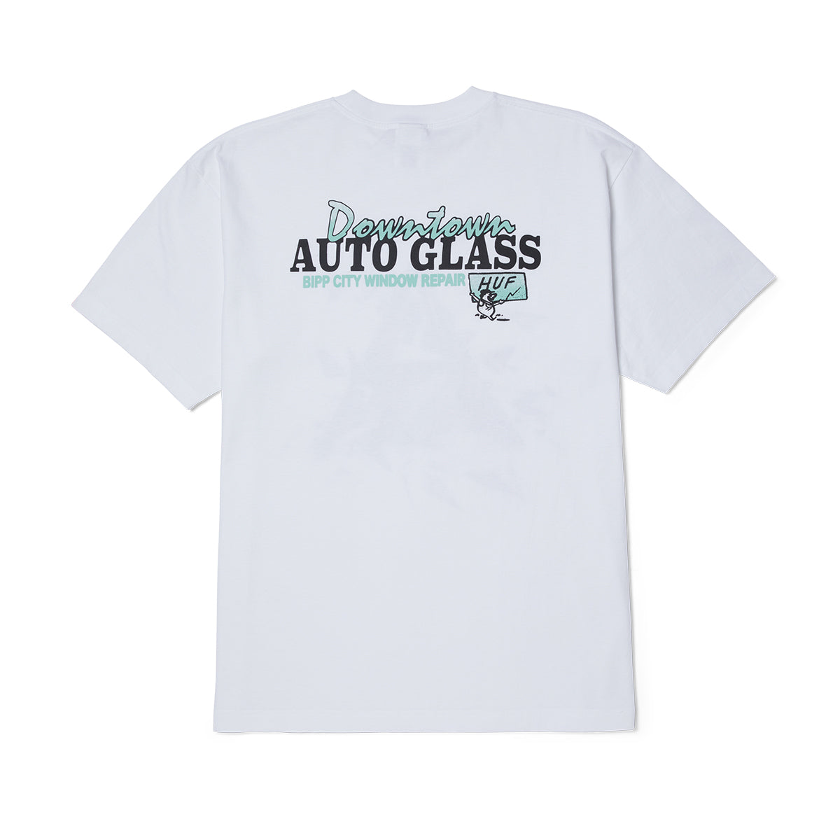 POLERA HUF AUTO GLASS S/S WHITE