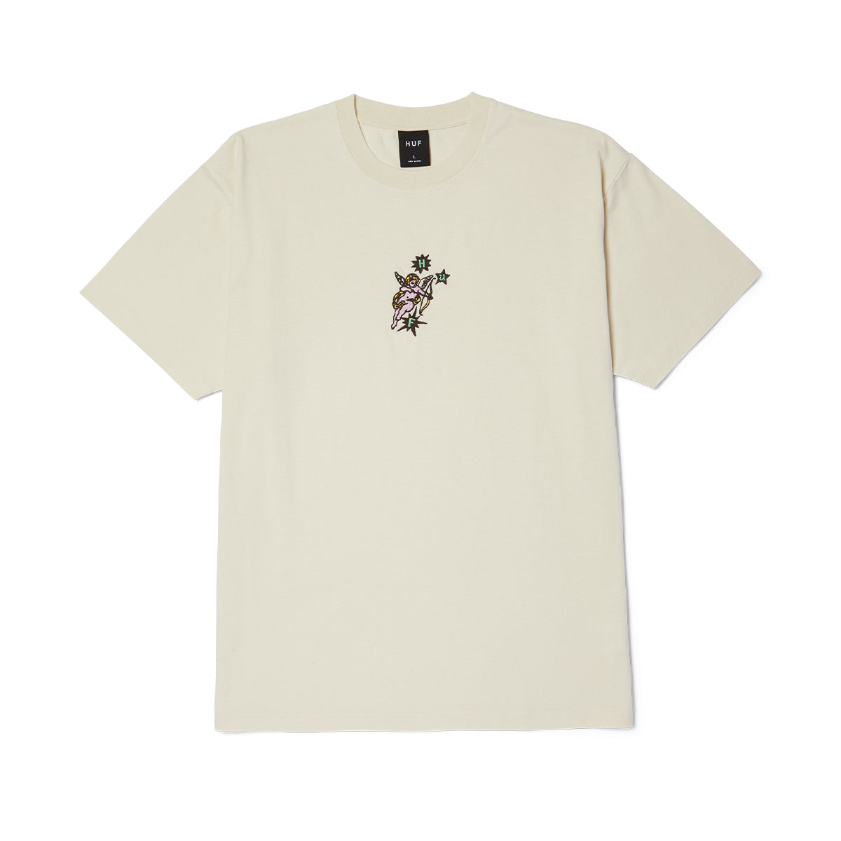 POLERA HUF CUPID S/S WASHED NATURAL