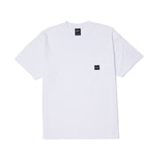 POLERA HUF SET BOX LOGO S/S POCKET WHT