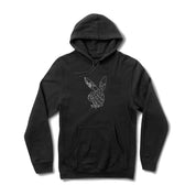 POLERON COLOR BARS BLACK WIDOW HOODIE BLACK