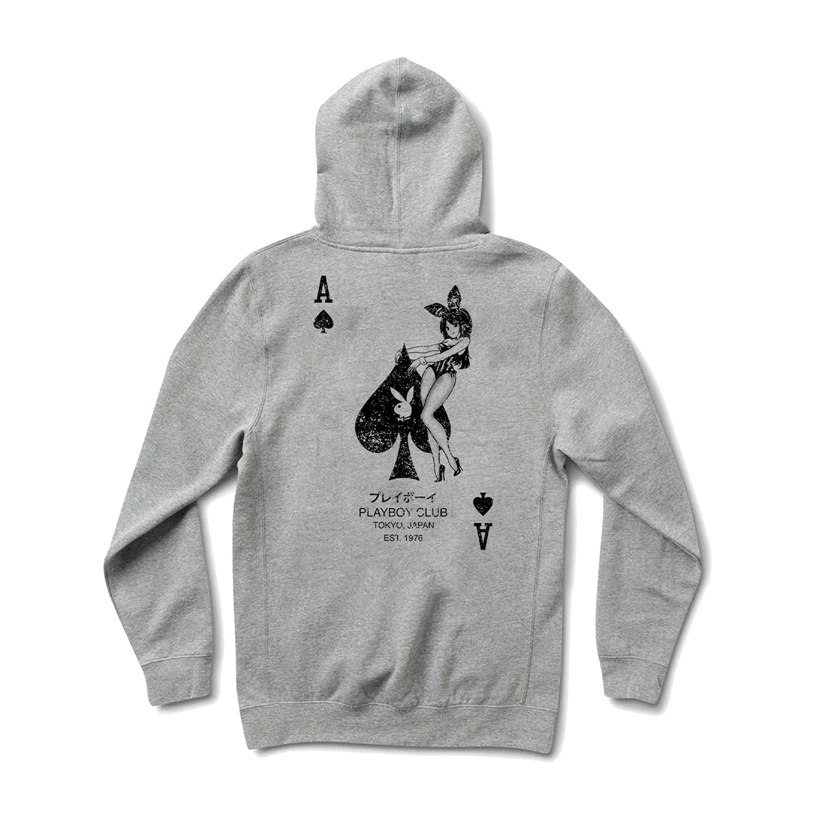 POLERON COLOR BARS X PLAYBOY ACE OF SPADES HEATHER GREY