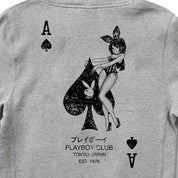 POLERON COLOR BARS X PLAYBOY ACE OF SPADES HEATHER GREY