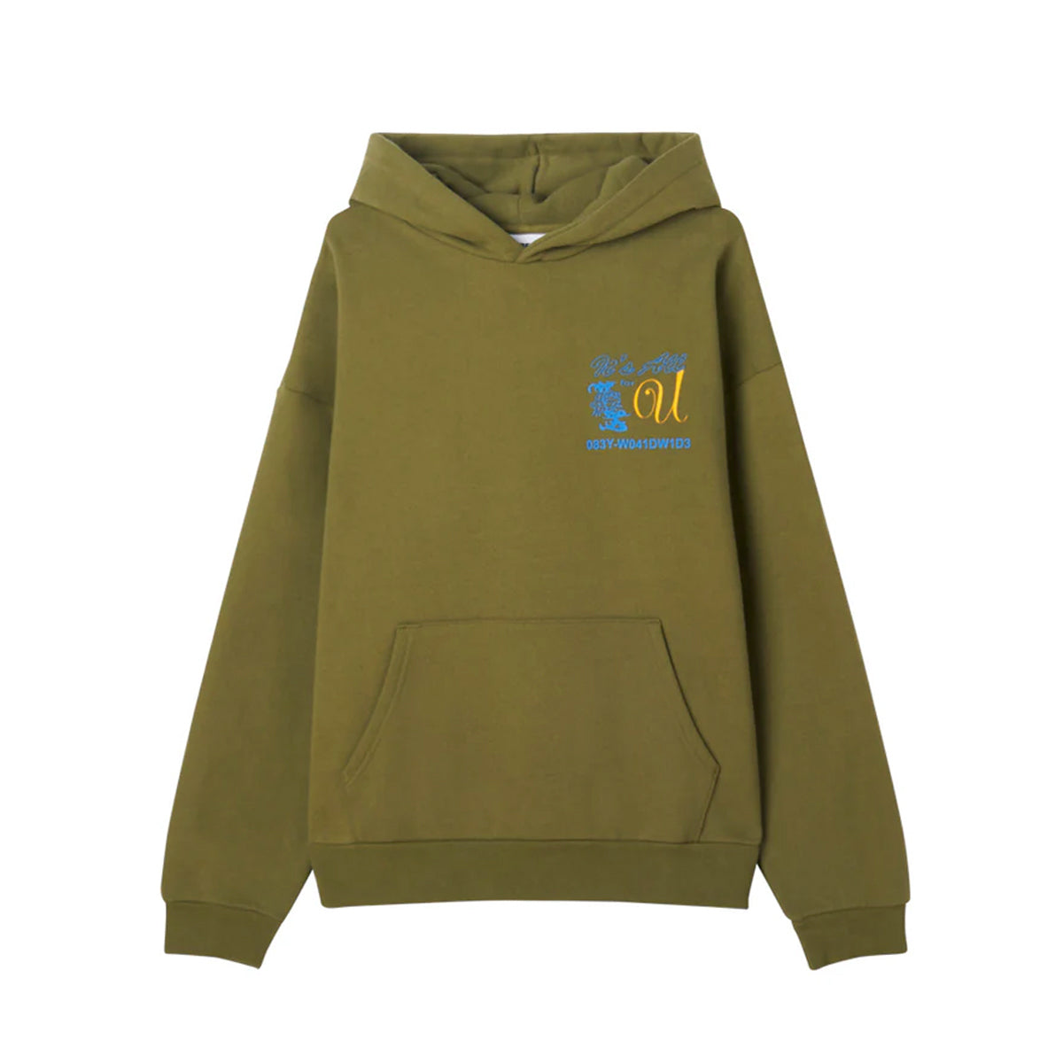 POLERON OBEY FOR YOU EXTRA HEAVY HOOD II - MOSS GREEN