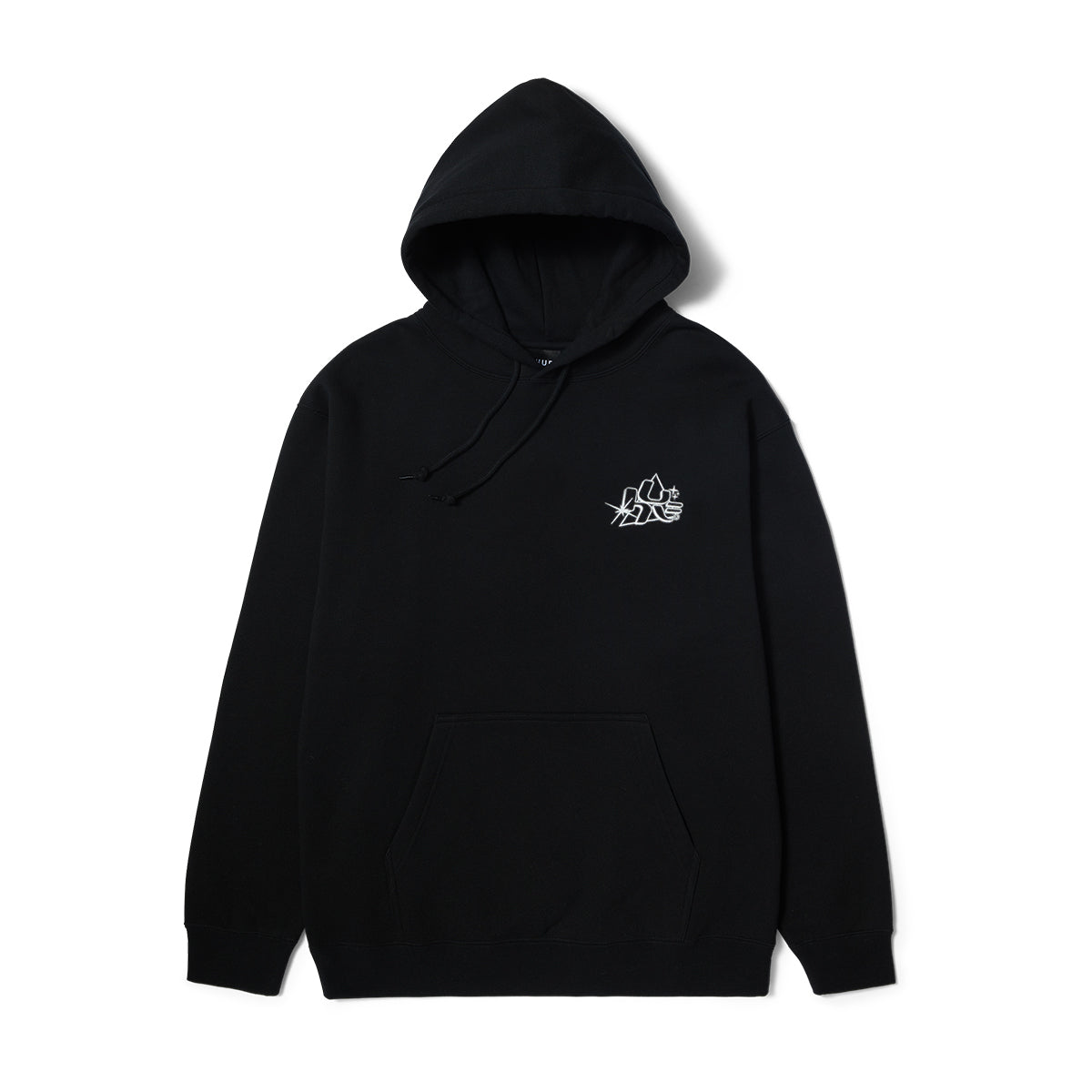 POLERON HUF GLOW P/O HOODIE BLACK